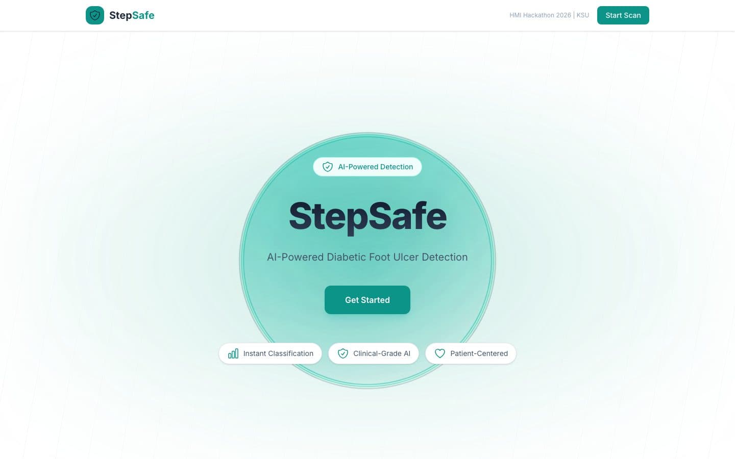 StepSafe interface, view 1